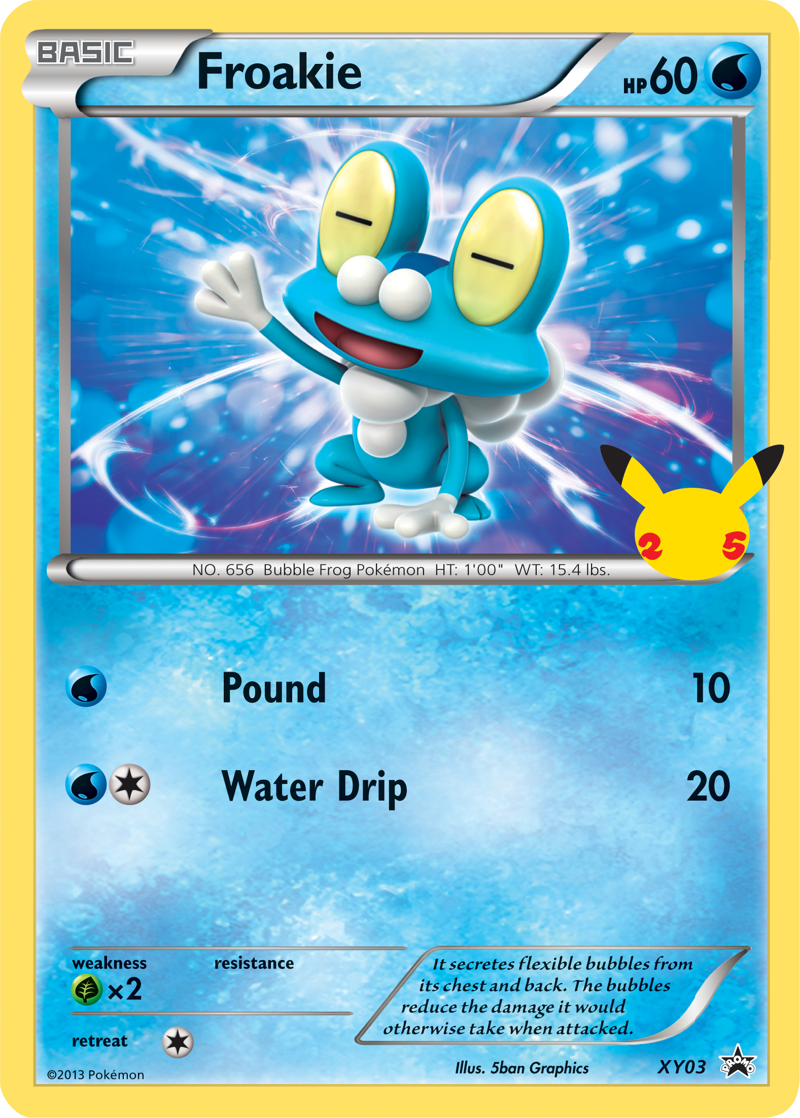 Froakie (XY03) (Jumbo Card) [First Partner Pack] | The Time Vault CA