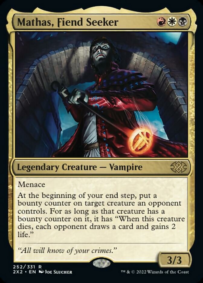 Mathas, Fiend Seeker [Double Masters 2022] | The Time Vault CA