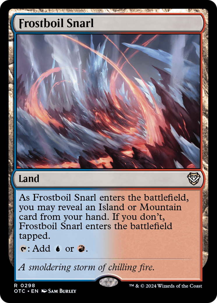Frostboil Snarl [Outlaws of Thunder Junction Commander] | The Time Vault CA