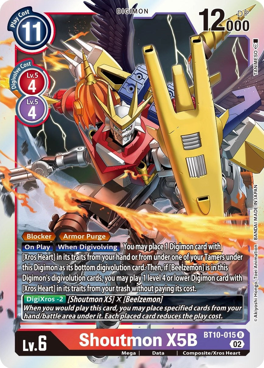 Shoutmon X5B [BT10-015] [Xros Encounter] | The Time Vault CA