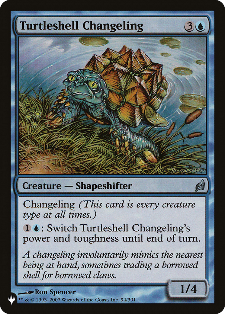 Turtleshell Changeling [The List Reprints] | The Time Vault CA