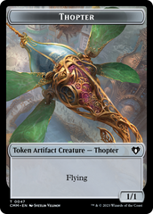 Thopter // Elemental (0025) Double-Sided Token [Commander Masters Tokens] | The Time Vault CA