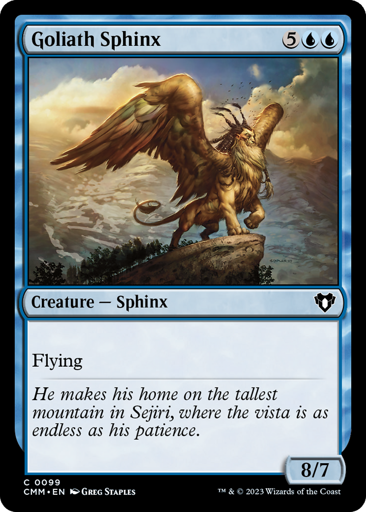 Goliath Sphinx [Commander Masters] | The Time Vault CA