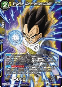 Vegeta, the Insurmountable (Unison Warrior Series Tournament Pack Vol.3) (P-282) [Tournament Promotion Cards] | The Time Vault CA