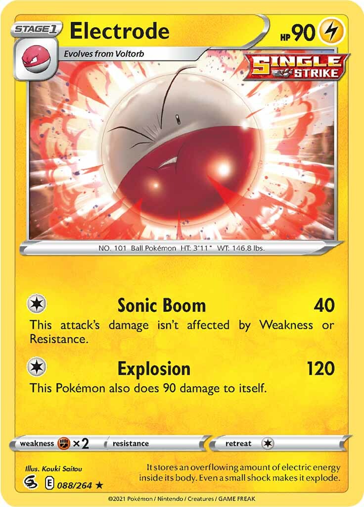 Electrode (088/264) [Sword & Shield: Fusion Strike] | The Time Vault CA