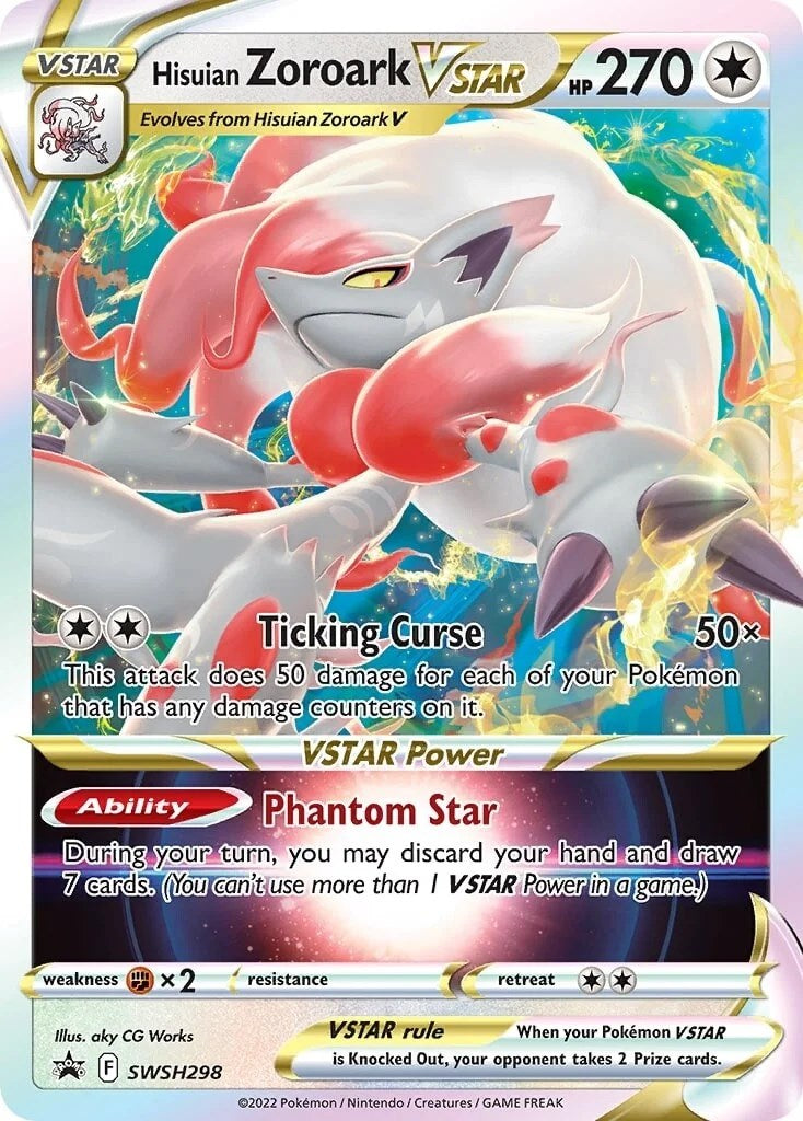 Hisuian Zoroark VSTAR (SWSH298) (Jumbo Card) [Sword & Shield: Lost Origin] | The Time Vault CA