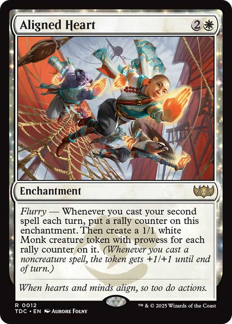 Aligned Heart [Tarkir: Dragonstorm Commander] | The Time Vault CA