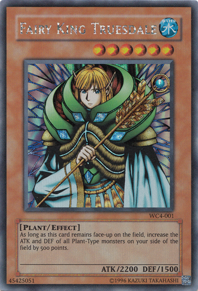 Fairy King Truesdale [WC4-001] Secret Rare | The Time Vault CA