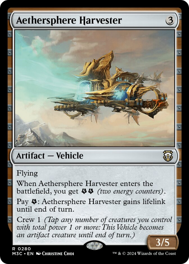 Aethersphere Harvester [Modern Horizons 3 Commander] | The Time Vault CA