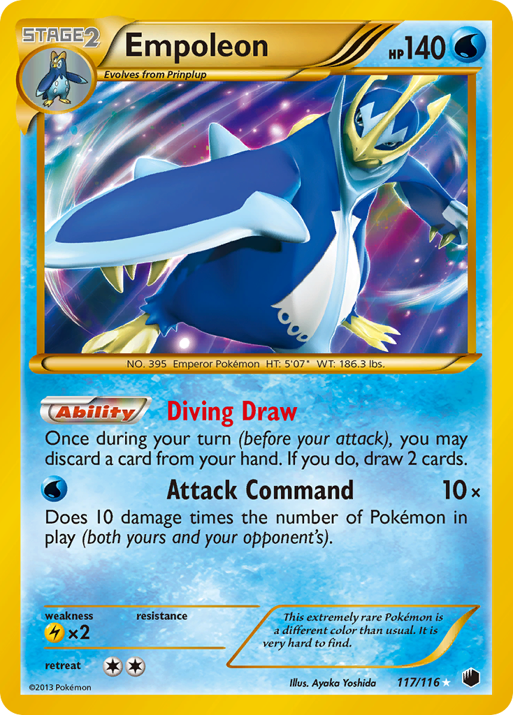 Empoleon (117/116) [Black & White: Plasma Freeze] | The Time Vault CA