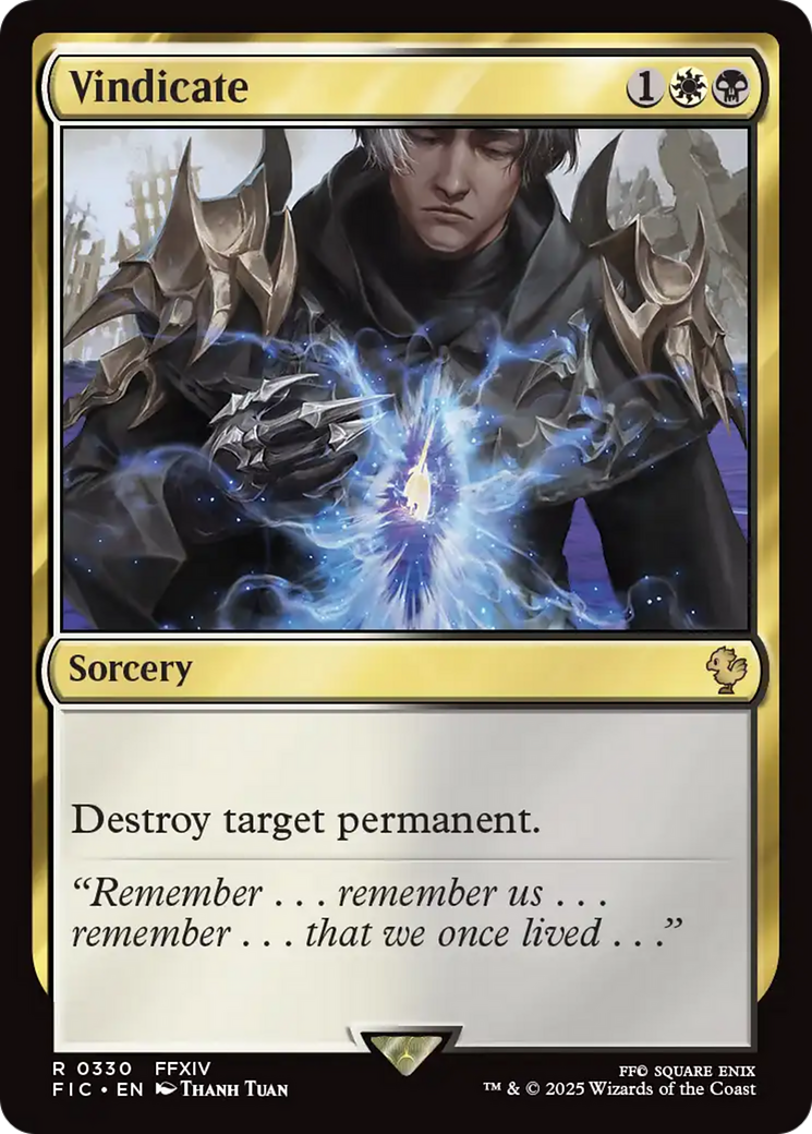 Vindicate [FINAL FANTASY Commander] | The Time Vault CA