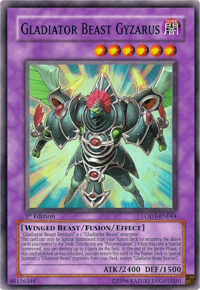 Gladiator Beast Gyzarus [LODT-EN044] Super Rare | The Time Vault CA