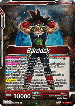 Bardock // SS Bardock, the Legend Awakened (Uncommon) (BT13-001) [Supreme Rivalry] | The Time Vault CA