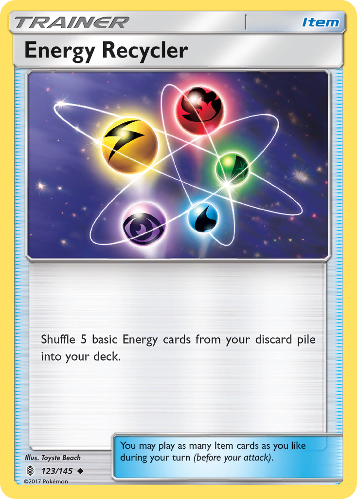 Energy Recycler (123/145) [Sun & Moon: Guardians Rising] | The Time Vault CA