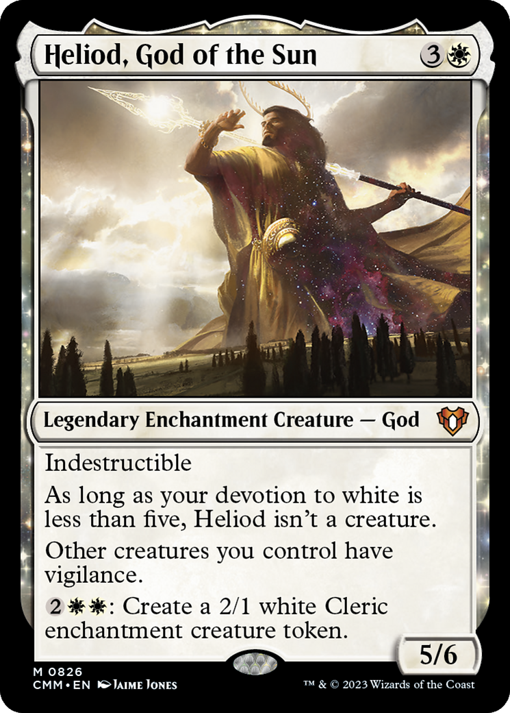 Heliod, God of the Sun [Commander Masters] | The Time Vault CA