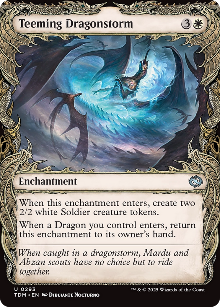 Teeming Dragonstorm (Showcase) [Tarkir: Dragonstorm] | The Time Vault CA
