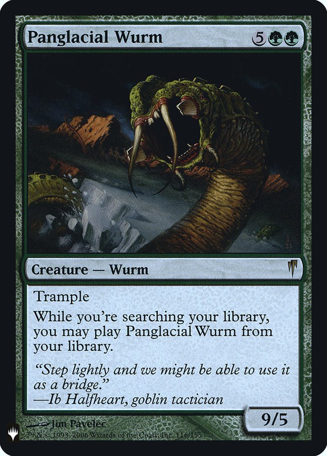 Panglacial Wurm [Mystery Booster] | The Time Vault CA