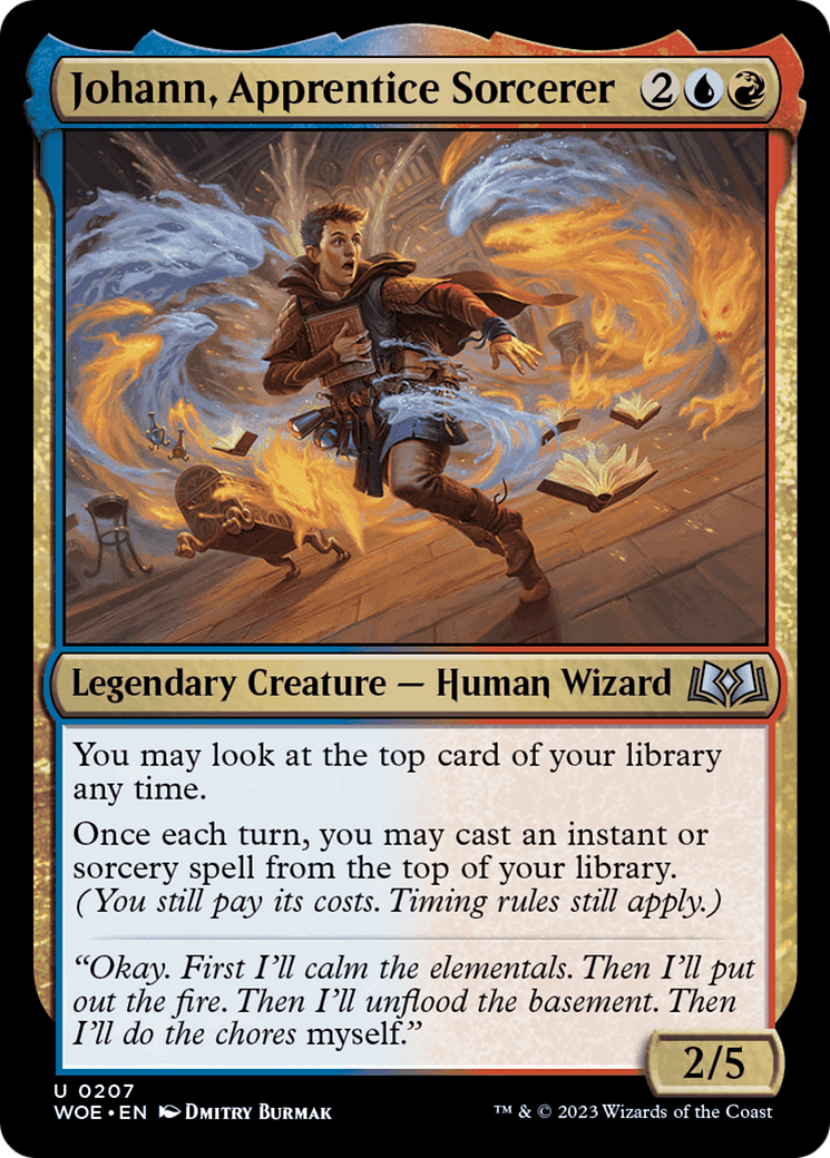 Johann, Apprentice Sorcerer [Wilds of Eldraine] | The Time Vault CA