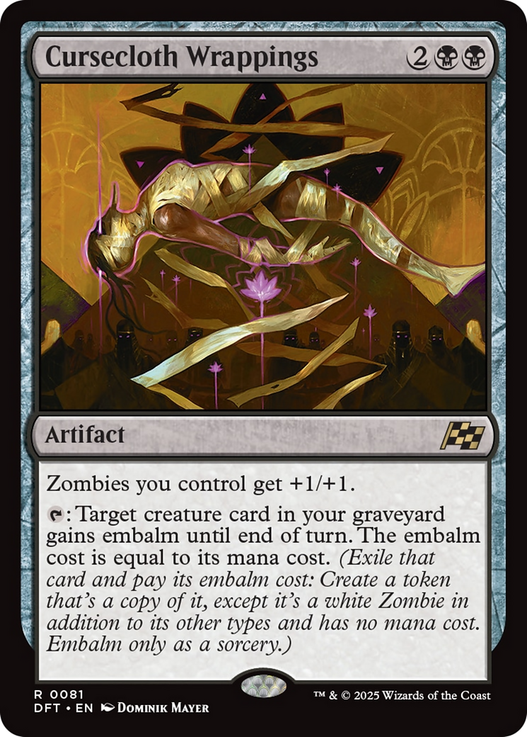 Cursecloth Wrappings [Aetherdrift] | The Time Vault CA