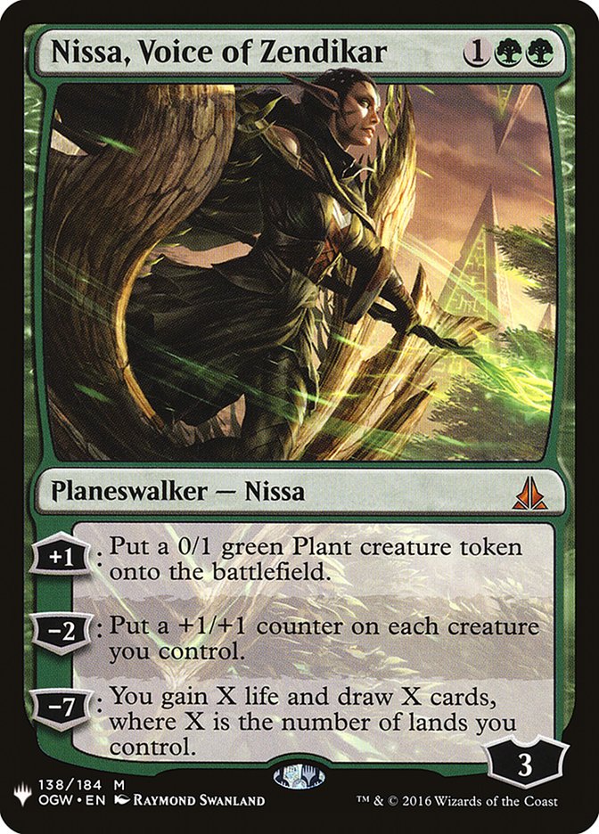 Nissa, Voice of Zendikar [Mystery Booster] | The Time Vault CA