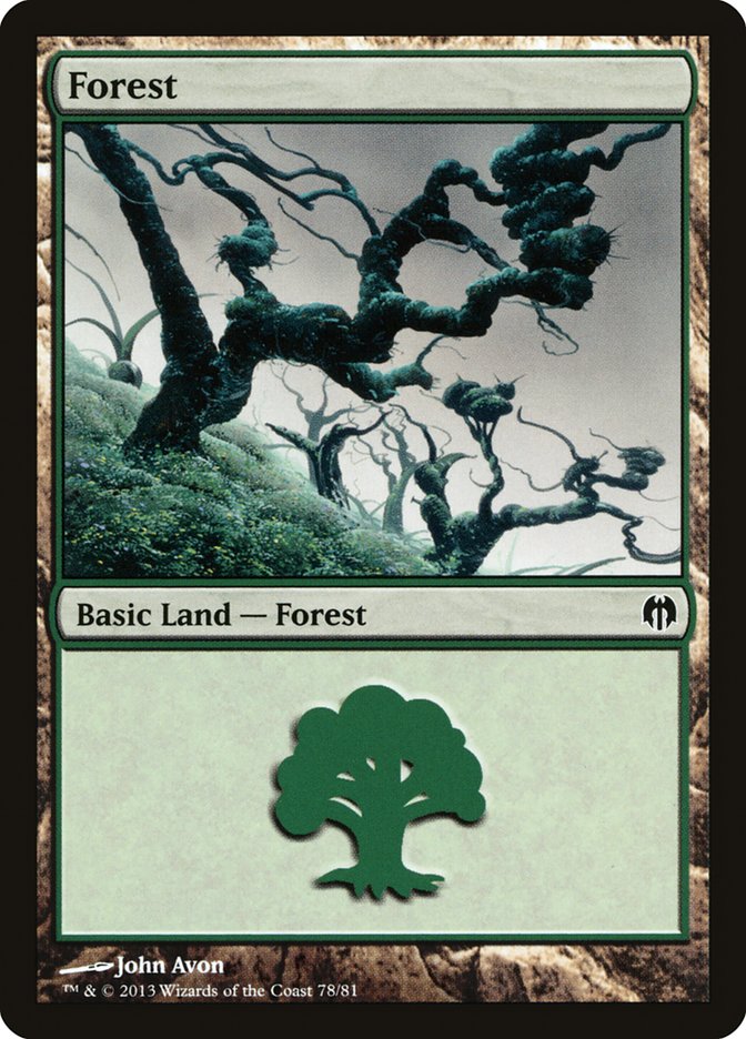 Forest (78) [Duel Decks: Heroes vs. Monsters] | The Time Vault CA