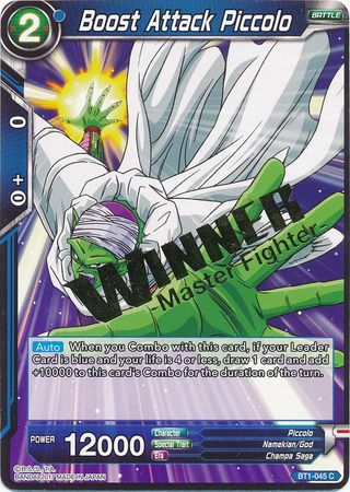 Boost Attack Piccolo (Winner Stamped) (BT1-045) [Tournament Promotion Cards] | The Time Vault CA