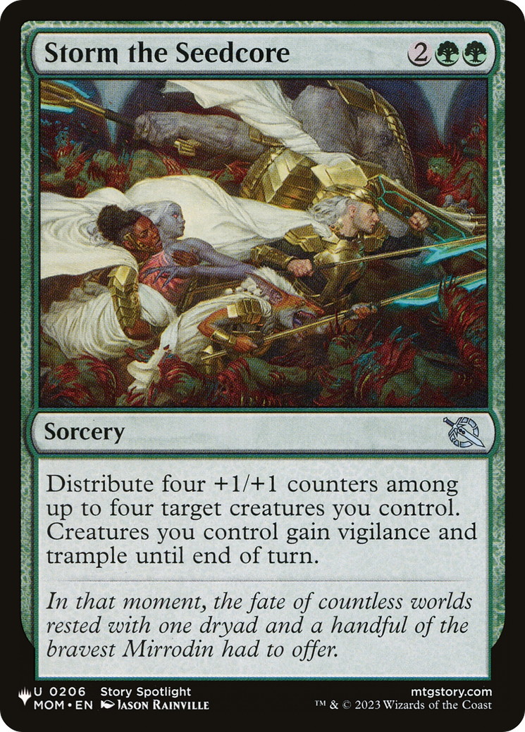 Storm the Seedcore [The List] | The Time Vault CA