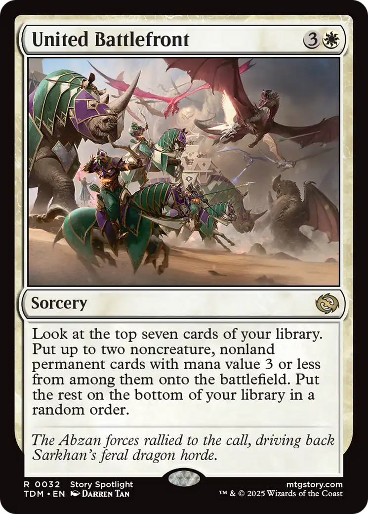 United Battlefront [Tarkir: Dragonstorm] | The Time Vault CA