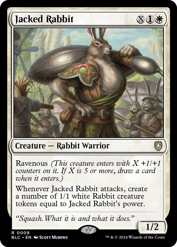 Jacked Rabbit [Bloomburrow Commander] | The Time Vault CA