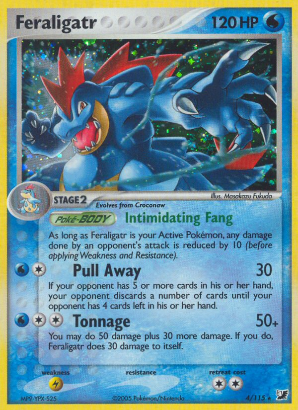 Feraligatr (4/115) [EX: Unseen Forces] | The Time Vault CA