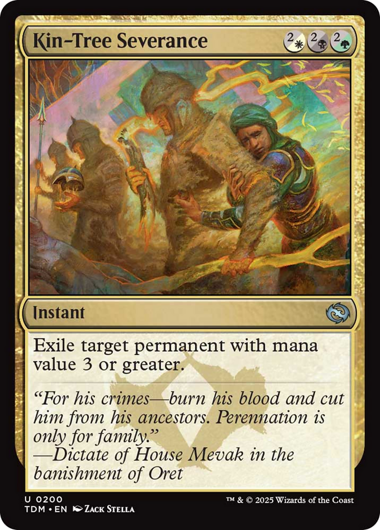 Kin-Tree Severance [Tarkir: Dragonstorm] | The Time Vault CA