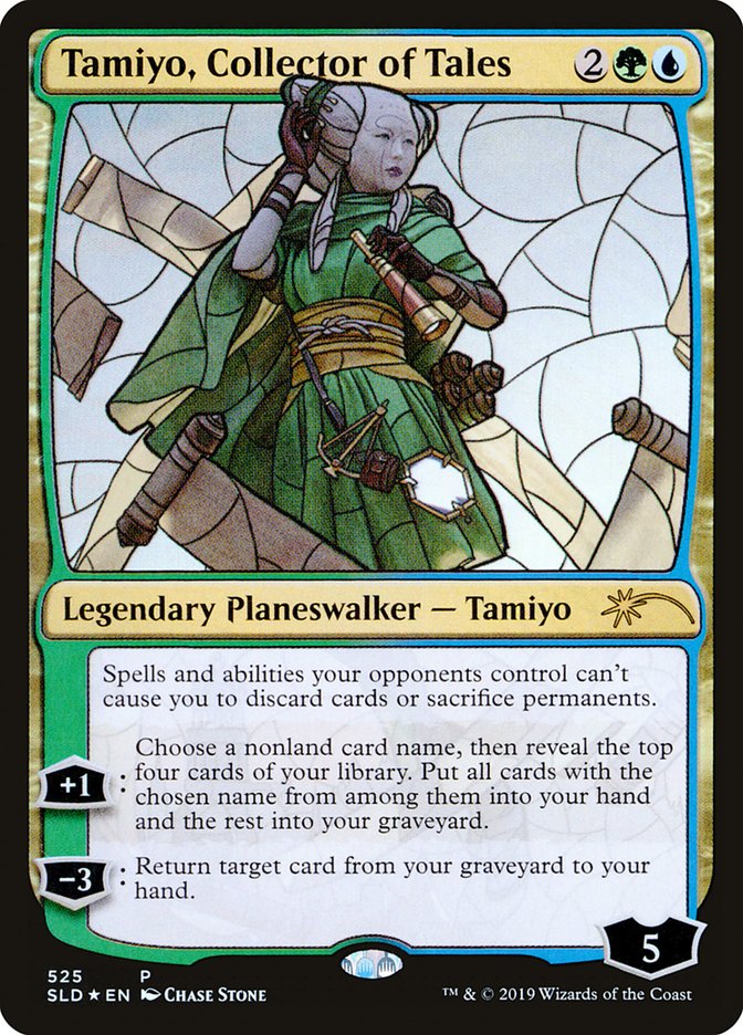 Tamiyo, Collector of Tales (Stained Glass) [Secret Lair Drop Promos] | The Time Vault CA