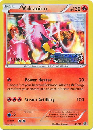 Volcanion (XY145) (Staff) [XY: Black Star Promos] | The Time Vault CA