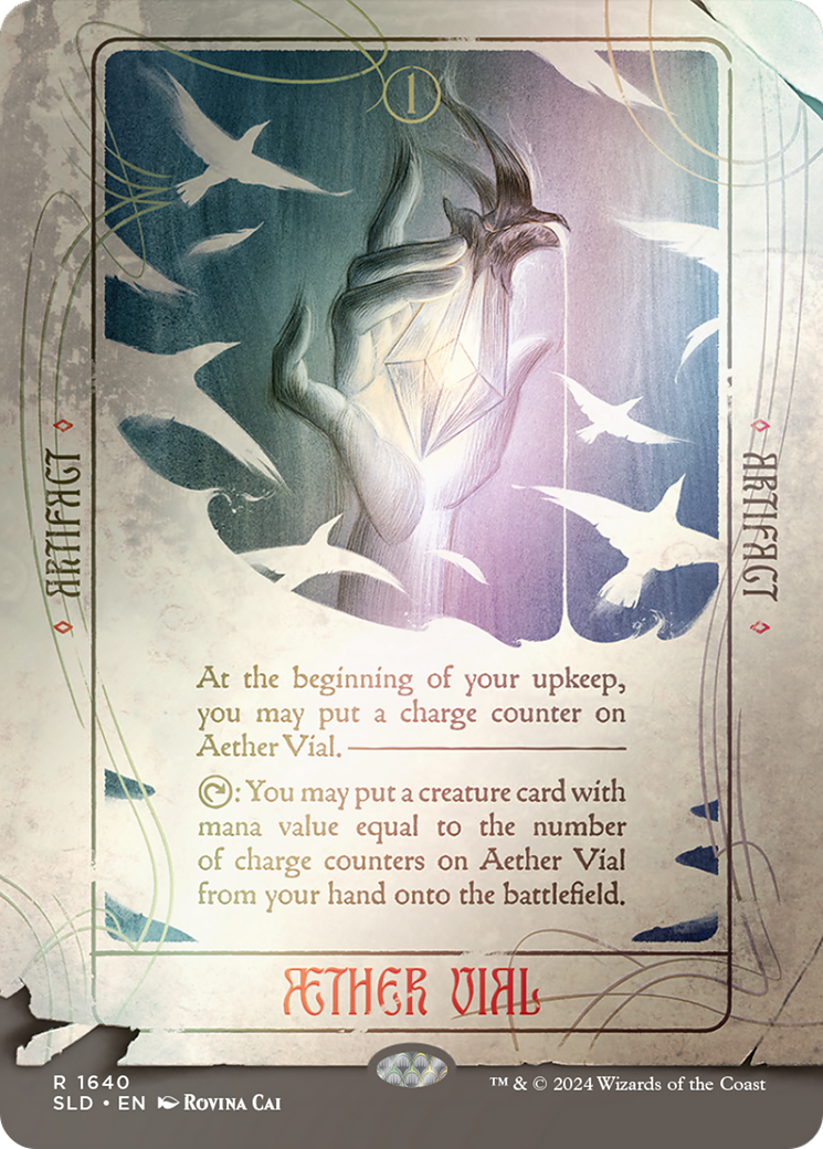 Aether Vial (Rainbow Foil) [Secret Lair Drop Series] | The Time Vault CA
