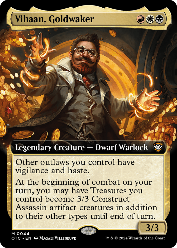 Vihaan, Goldwaker (Extended Art) [Outlaws of Thunder Junction Commander] | The Time Vault CA