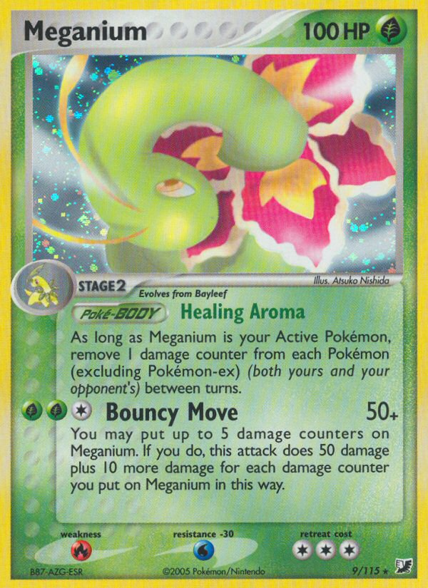 Meganium (9/115) [EX: Unseen Forces] | The Time Vault CA