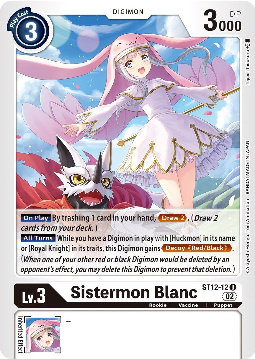 Sistermon Blanc [ST12-12] [Starter Deck: Jesmon] | The Time Vault CA