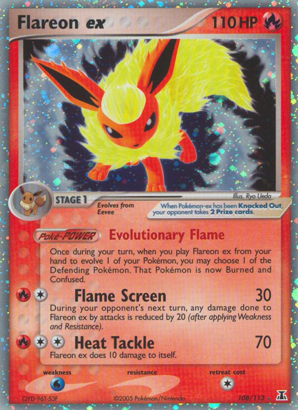 Flareon ex (108/113) [EX: Delta Species] | The Time Vault CA
