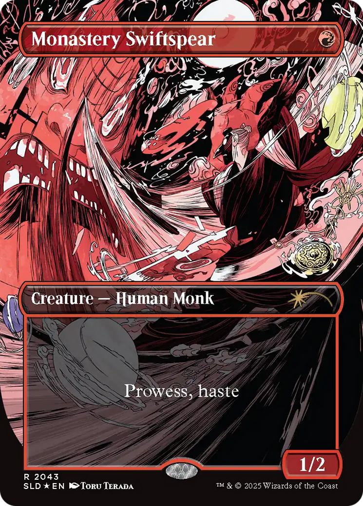 Monastery Swiftspear (2043) (Raised Foil) [Secret Lair Drop Series] | The Time Vault CA