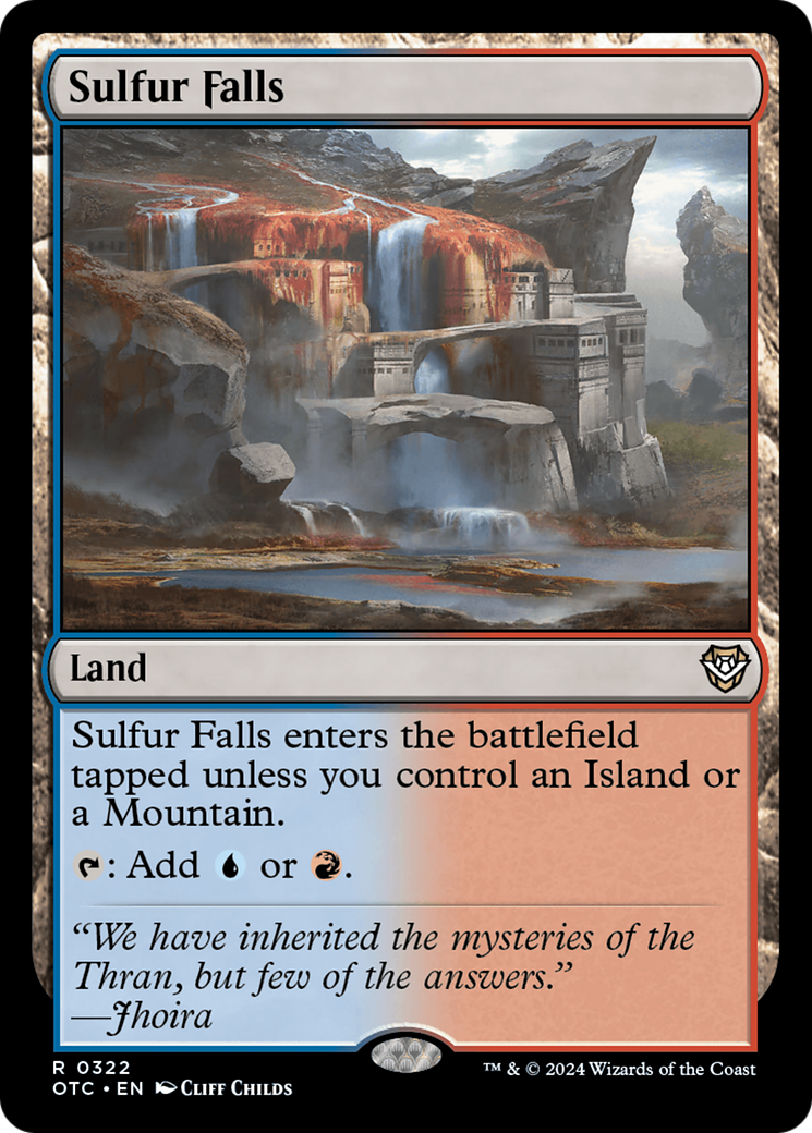 Sulfur Falls [Outlaws of Thunder Junction Commander] | The Time Vault CA