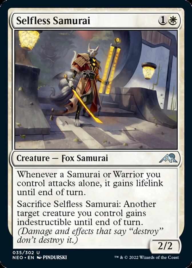 Selfless Samurai [Kamigawa: Neon Dynasty] | The Time Vault CA