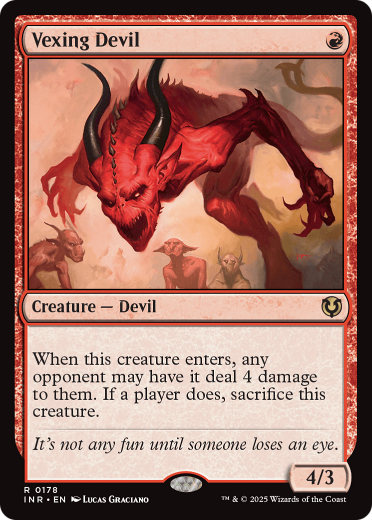 Vexing Devil [Innistrad Remastered] | The Time Vault CA