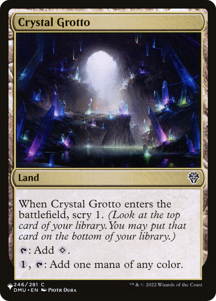 Crystal Grotto [The List] | The Time Vault CA