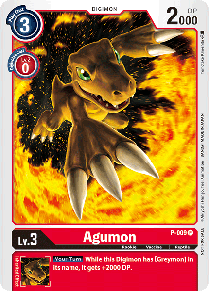 Agumon [P-009] [Promotional Cards] | The Time Vault CA