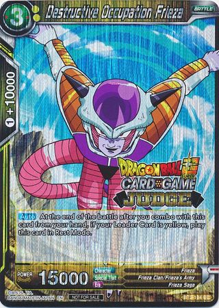 Destructive Occupation Frieza (BT2-104) [Judge Promotion Cards] | The Time Vault CA