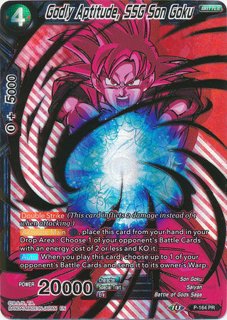 Godly Aptitude, SSG Son Goku (P-164) [Promotion Cards] | The Time Vault CA