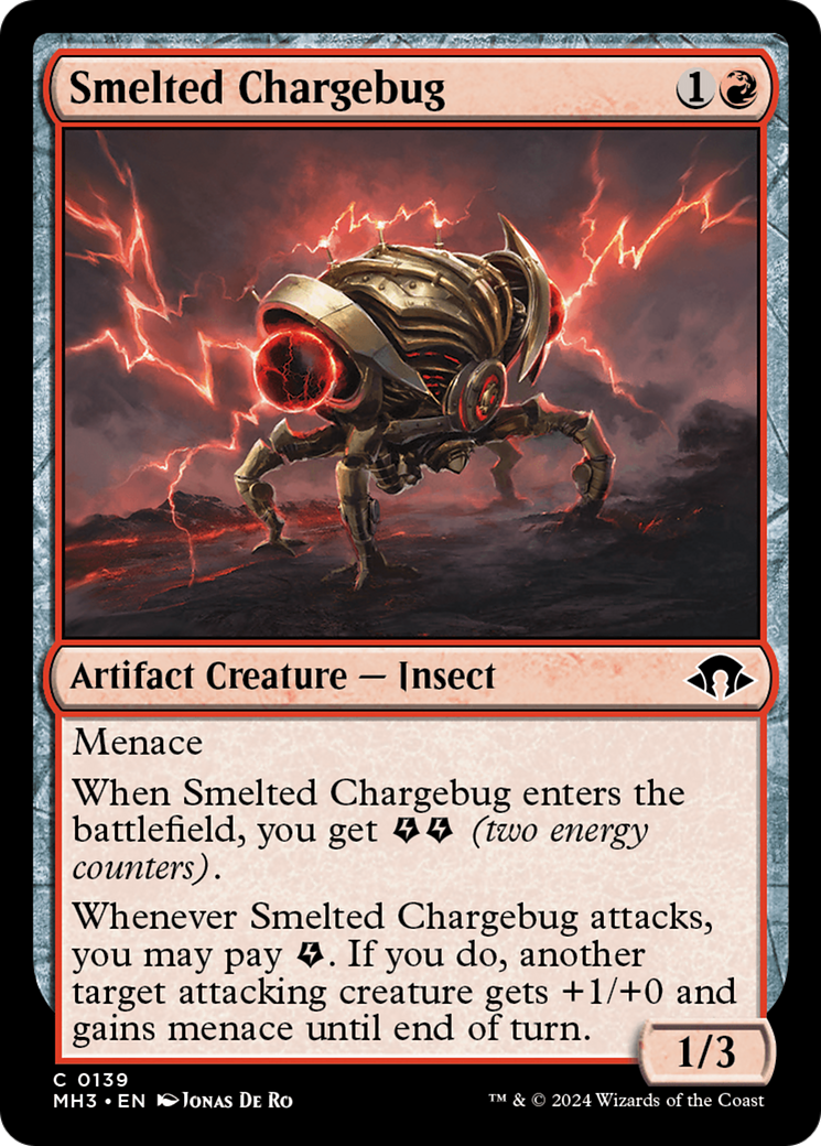 Smelted Chargebug [Modern Horizons 3] | The Time Vault CA