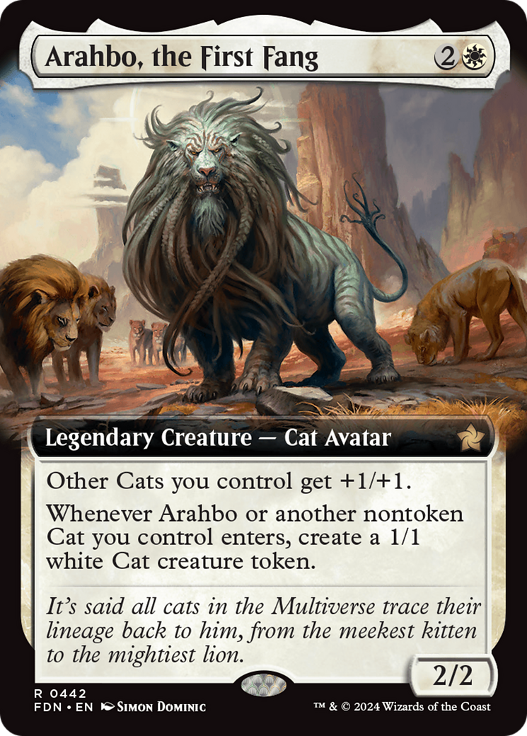 Arahbo, the First Fang (Extended Art) [Foundations] | The Time Vault CA