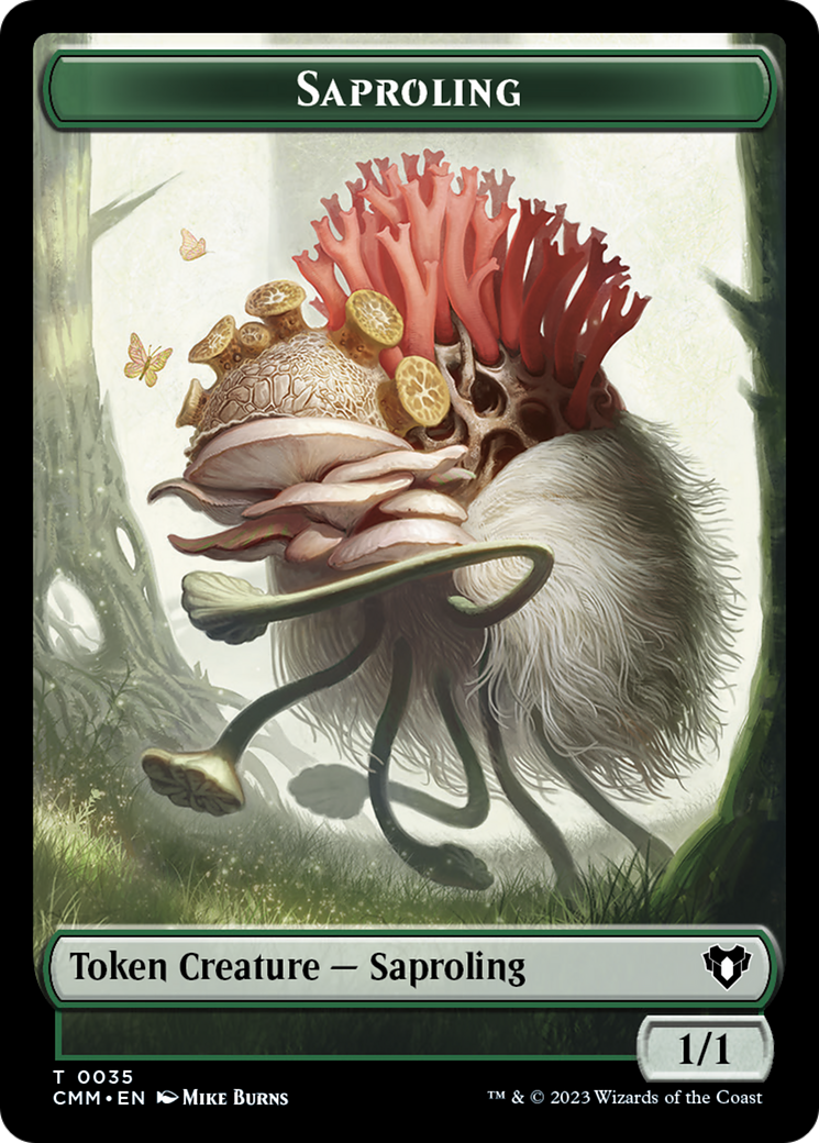 Saproling Token [Commander Masters Tokens] | The Time Vault CA