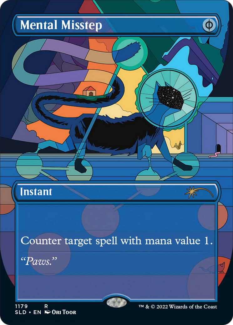 Mental Misstep (Borderless) [Secret Lair Drop Series] | The Time Vault CA